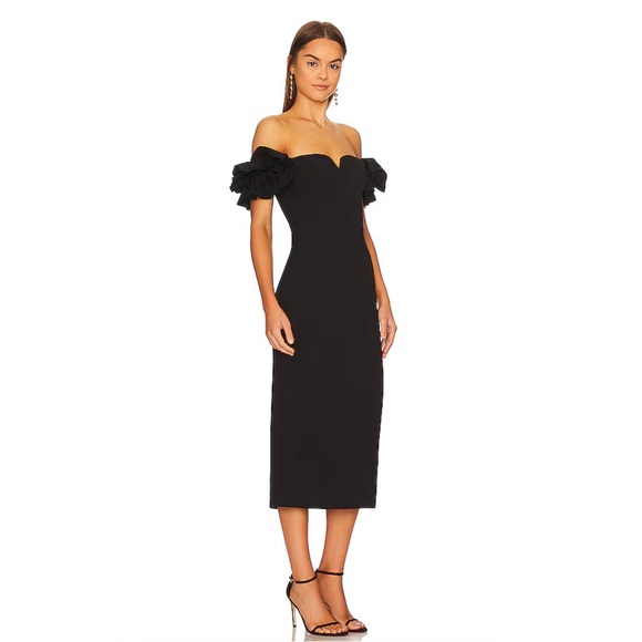 Elliatt Creole Dress Revolve Black Size Extra Small - Picture 15 of 15